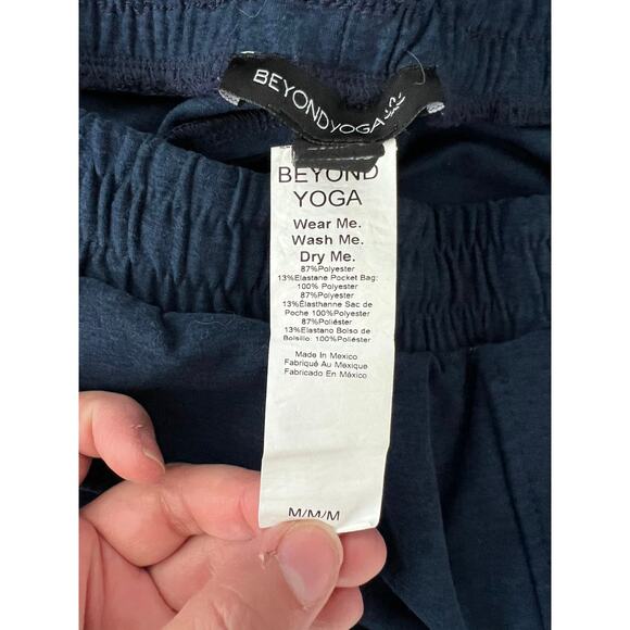 Beyond Yoga Men’s Spacedye Take It Easy Pant Navy size M - Picture 9 of 11
